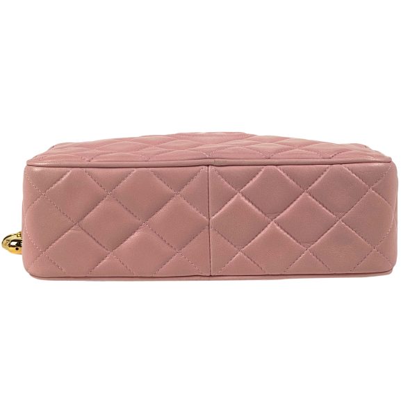 1000064177594 14 Chanel Cocomark Shoulder Bag Matelasse Leather Pink