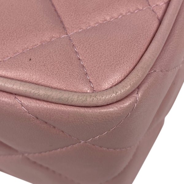 1000064177594 15 Chanel Cocomark Shoulder Bag Matelasse Leather Pink