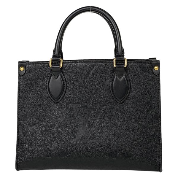 1000064184134 13 Louis Vuitton On the Go PM Handbag Monogram Empreinte Black