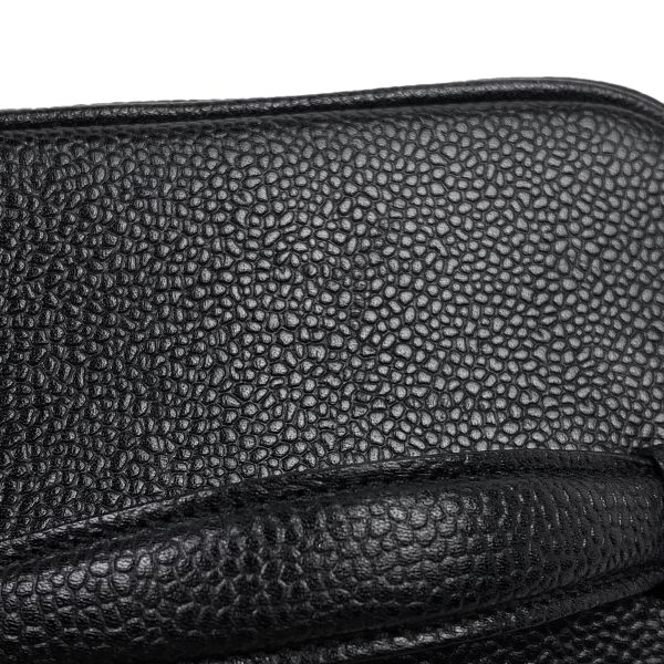 1000064184899 15 Chanel Cocomark Vanity Bag Cosmetic Makeup Accessory Case Cosmetic Pouch Caviar Skin Black