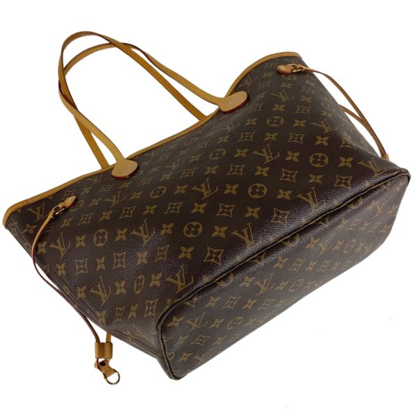 1000064340783 12 Louis Vuitton Neverfull MM Tote Bag Monogram Brown