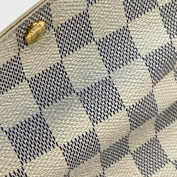 1000064341513 13 Louis Vuitton Portefeuille Sarah Long Wallet Damier White