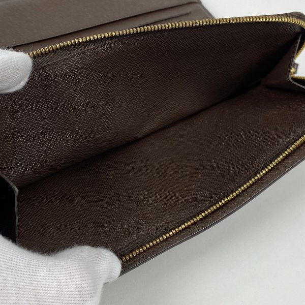 1000064541203 15 Louis Vuitton Porte Feuille Insolite Wallet Damier Brown