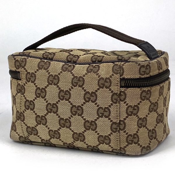 1000064551158 12 Gucci GG Pattern Vanity Bag Makeup Accessory Pouch Cosmetic Pouch GG Canvas Brown