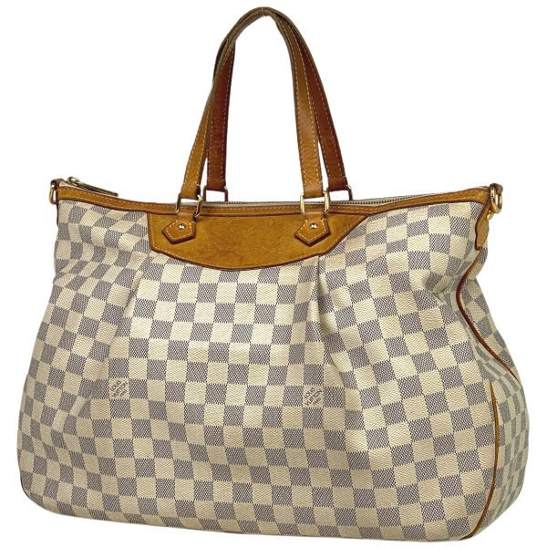 1000064585825 11 Louis Vuitton Syracuse GM Crossbody Shoulder Bag Damier White