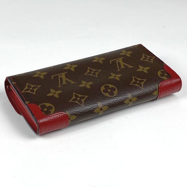 1000064594179 12 Louis Vuitton Portefeuille Sara Retiro Bifold Wallet Monogram Red