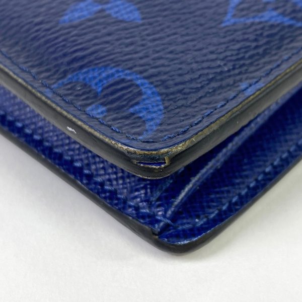 1000064700792 12 Louis Vuitton Portefeuille Brother Bi fold Long Wallet Taigarama Blue