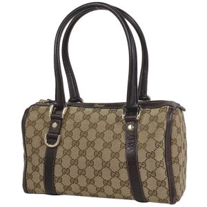 1000064736371 11 Louis Vuitton BB Monogram Threes Tote Bag Brown Red