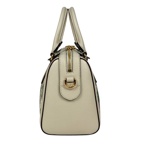 1000064739952 12 Gucci Medium Top Handle Bag Yuko Higuchi Double G 2WAY Shoulder Bag Web Sherry Line Leather Ivory