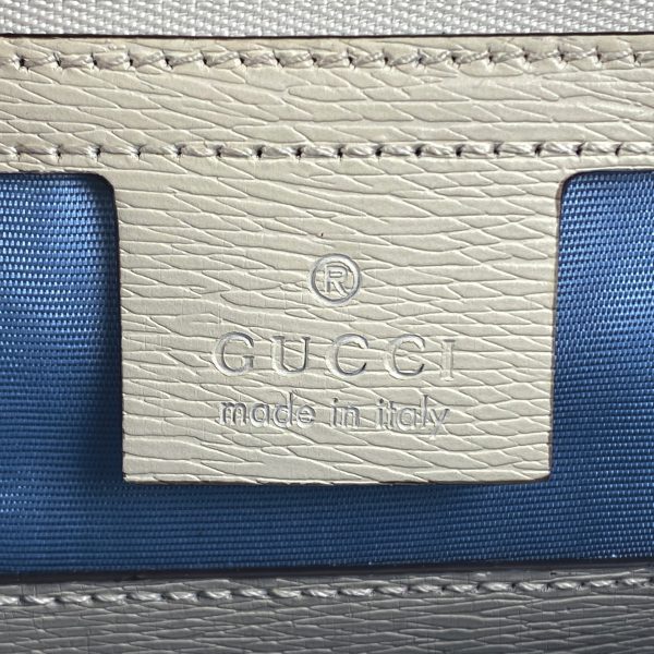 1000064739952 23 Gucci Medium Top Handle Bag Yuko Higuchi Double G 2WAY Shoulder Bag Web Sherry Line Leather Ivory