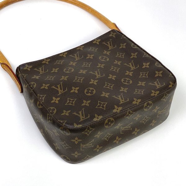 1000064826430 12 Louis Vuitton Looping MM Shoulder Bag Monogram Brown