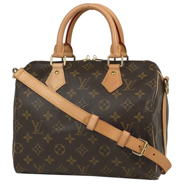 1000064856468 11 Louis Vuitton Speedy Bandouliere 25 Boston Bag Monogram Brown