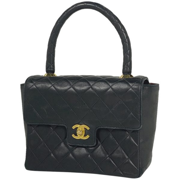 1000064867761 11 Chanel Cocomark Handbag Matelasse Leather Black