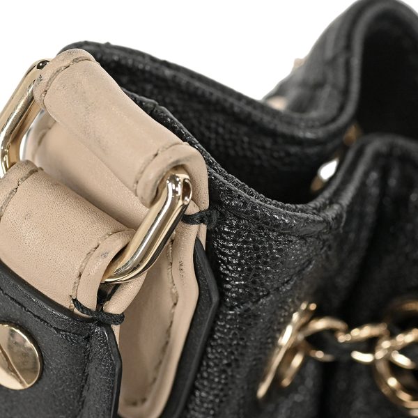 1000064877692 08 Chanel Coco Mark Shoulder Bag Drawstring Logo Matelasse Leather Black