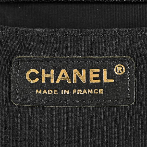 1000064877692 13 Chanel Coco Mark Shoulder Bag Drawstring Logo Matelasse Leather Black