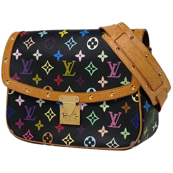 1000064886571 11 Louis Vuitton Sologne Monogram Multicolor Shoulder Bag Black