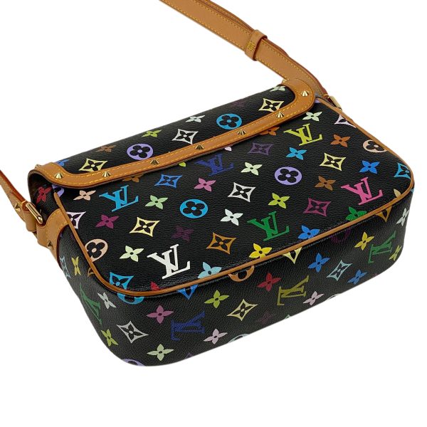 1000064886571 12 Louis Vuitton Sologne Monogram Multicolor Shoulder Bag Black