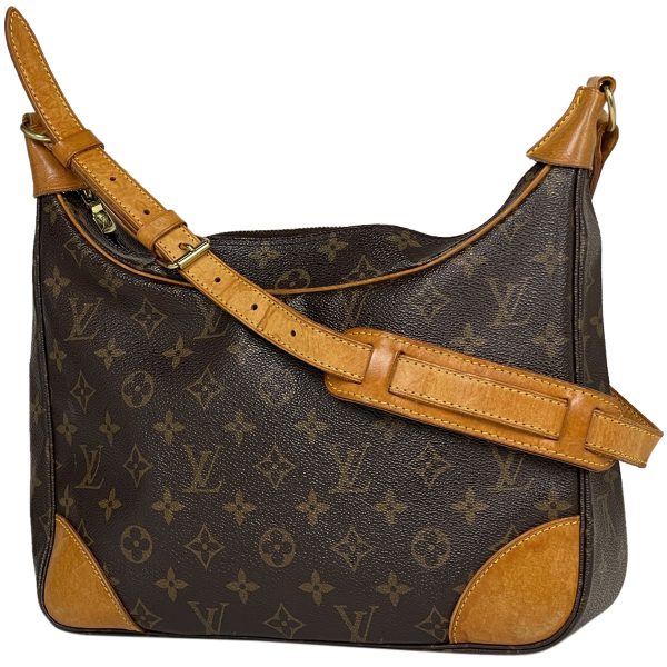 1000064897355 11 Louis Vuitton Boulogne 30 Monogram Shoulder Bag Brown