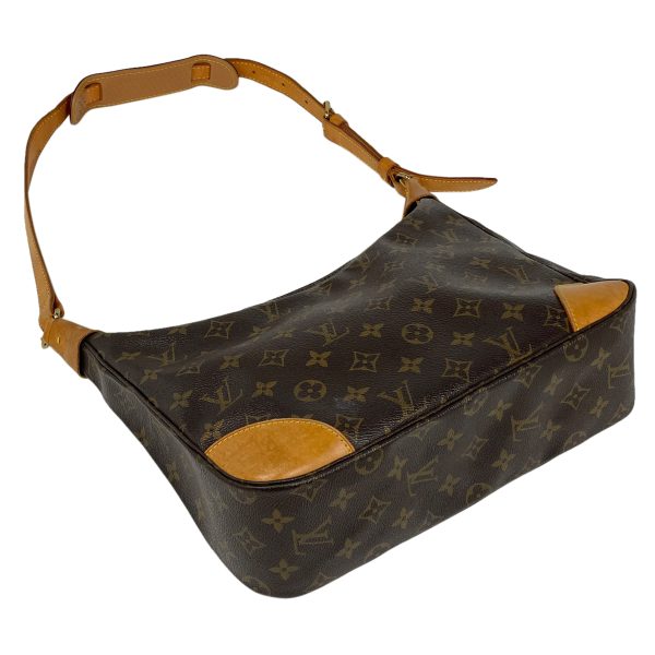 1000064897355 12 Louis Vuitton Boulogne 30 Monogram Shoulder Bag Brown