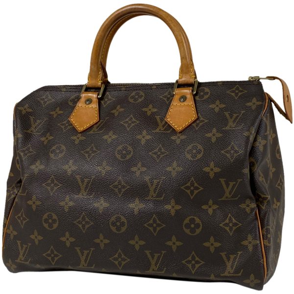 1000065059356 11 Louis Vuitton Speedy 30 Boston Bag Commuter Handbag Monogram Brown