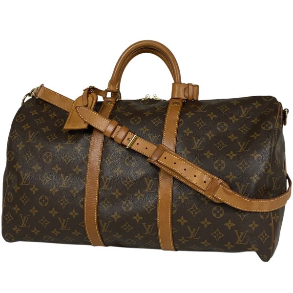 1000065075462 11 Louis Vuitton Keepall Bandouliere 50 Travel Bag Monogram Brown