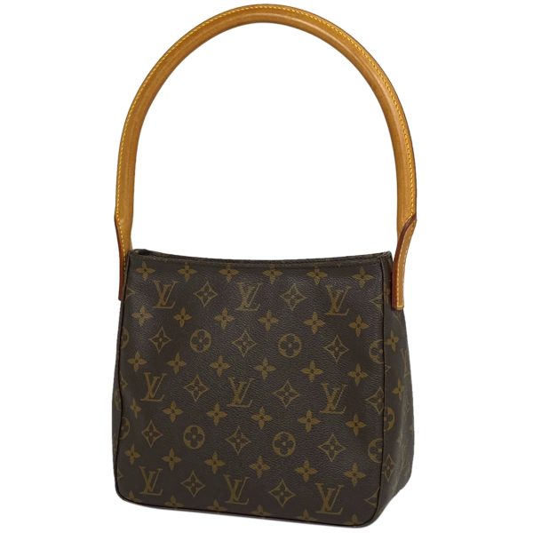 1000065085492 11 Louis Vuitton Looping MM Shoulder Bag Monogram Brown