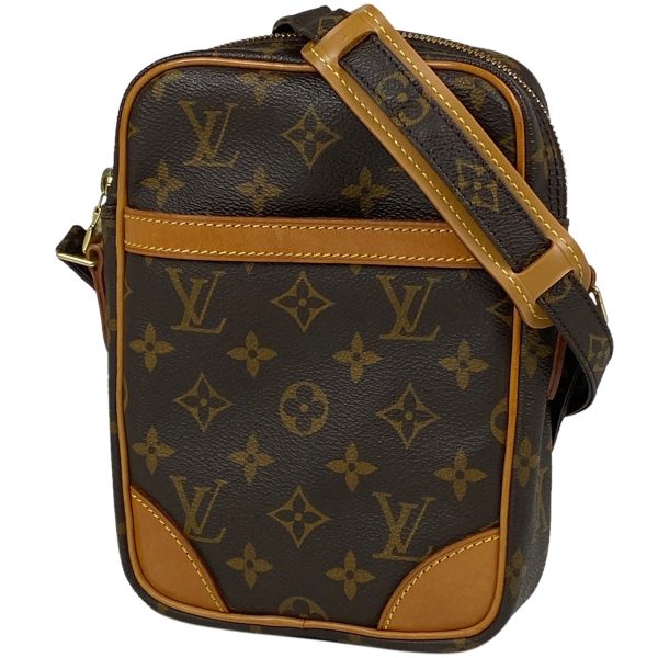 1000065088424 11 Louis Vuitton Danube Crossbody Bag Monogram Brown