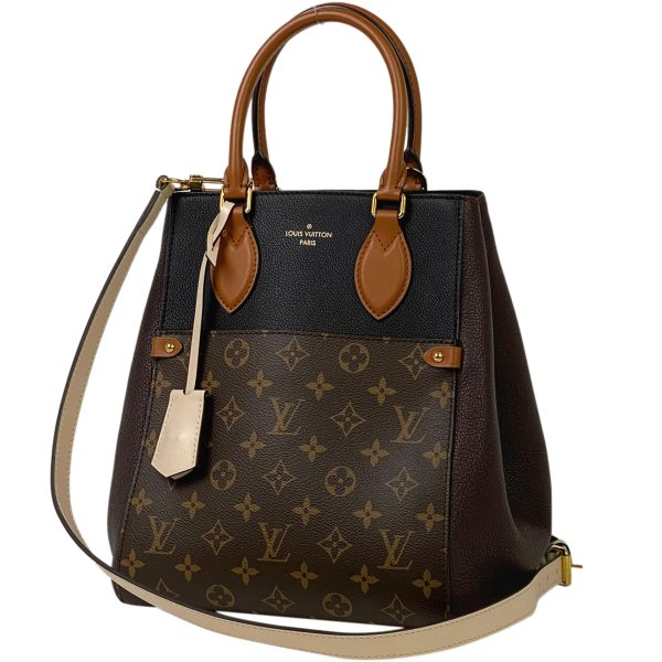 1000065222590 11 Louis Vuitton Fold Tote MM 2WAY Shoulder Bag Monogram Brown