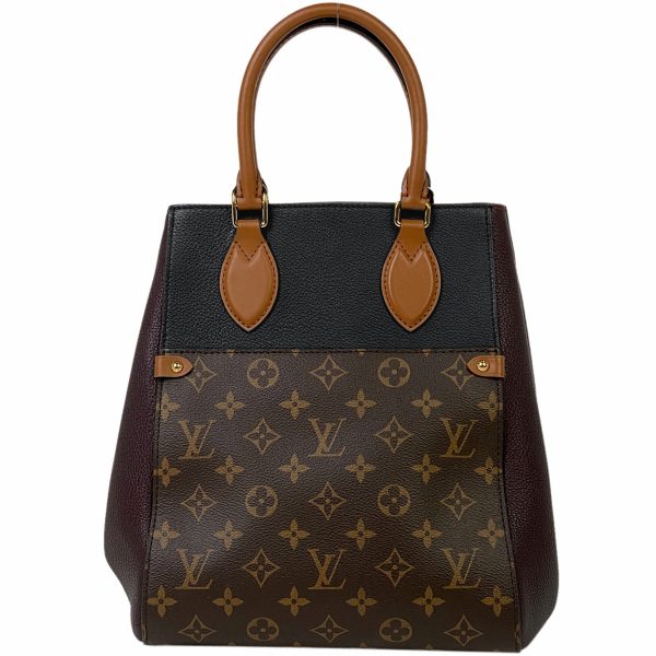 1000065222590 13 Louis Vuitton Fold Tote MM 2WAY Shoulder Bag Monogram Brown