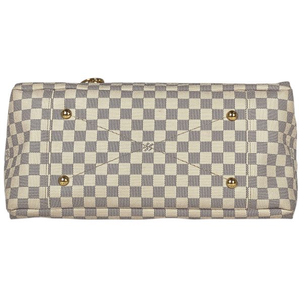 1000065255710 14 Louis Vuitton Artsy MM Shoulder Bag Damier Azur White