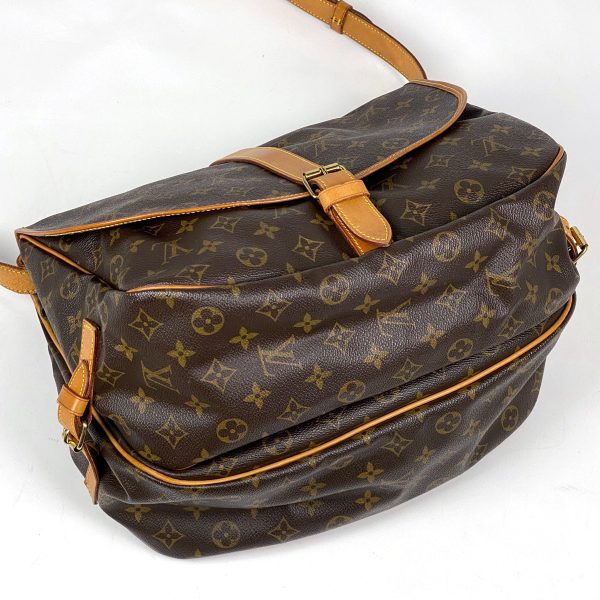 1000065255727 12 Louis Vuitton Saumur Crossbody Shoulder Bag Monogram Brown