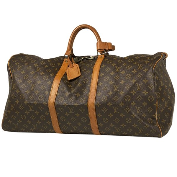 1000065267904 11 Louis Vuitton Keepall 60 Boston Bag Monogram Brown