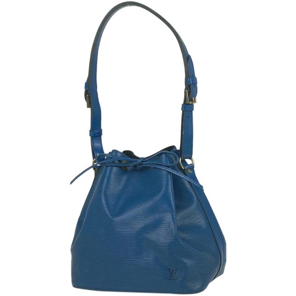 1000065281153 11 Louis Vuitton Petit Noe Drawstring Shoulder Bag Epi Blue