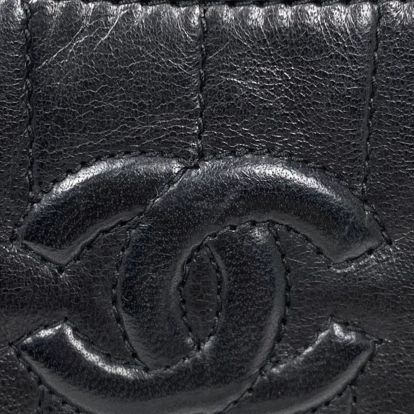 1000065293699 16 Chanel Mademoiselle Fringe Chain Shoulder Bag Coco Mark Tassel Shoulder Bag Leather Black