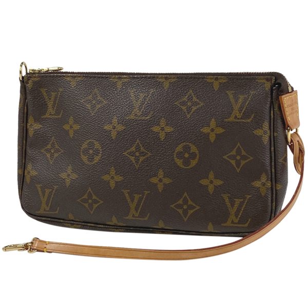 1000065298502 11 Louis Vuitton Pochette Accessories Makeup Pouch Monogram Brown