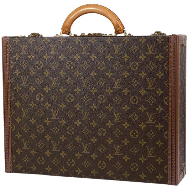 1000065315209 11 Louis Vuitton Coteville 45 Trunk Travel Case Monogram Brown