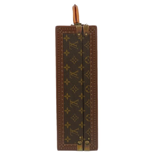 1000065315209 12 Louis Vuitton Coteville 45 Trunk Travel Case Monogram Brown