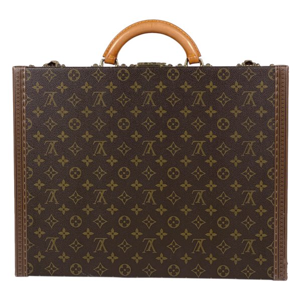 1000065315209 13 Louis Vuitton Coteville 45 Trunk Travel Case Monogram Brown