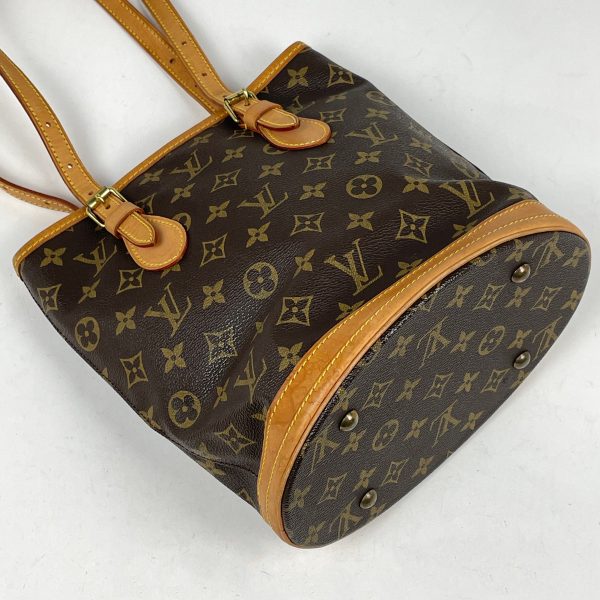 1000065379492 12 Louis Vuitton Petit Bucket PM Shoulder Bag Monogram Brown