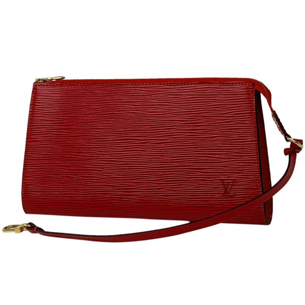 1000065389941 11 Louis Vuitton Pochette Accessoire Epi Castilian Red