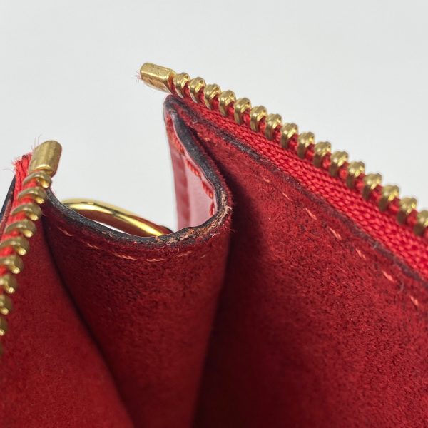 1000065389941 15 Louis Vuitton Pochette Accessoire Epi Castilian Red