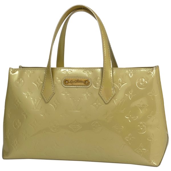 1000065428077 11 Louis Vuitton Wilshire PM Enamel Patent Tote Handbag Monogram Vernis Broncolailles