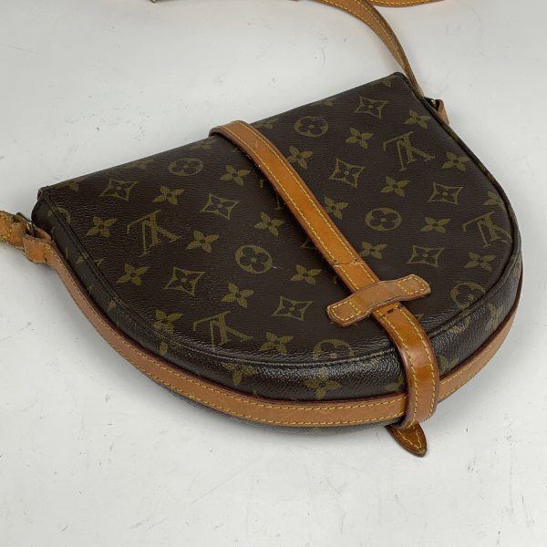 1000065462194 12 Louis Vuitton Chantilly MM Crossbody Bag Monogram Brown