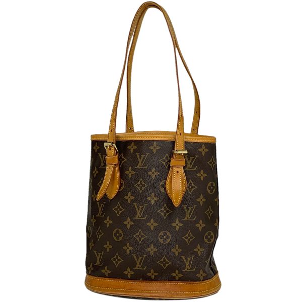 1000065473886 11 Louis Vuitton Petit Bucket PM Shoulder Bag Monogram Brown