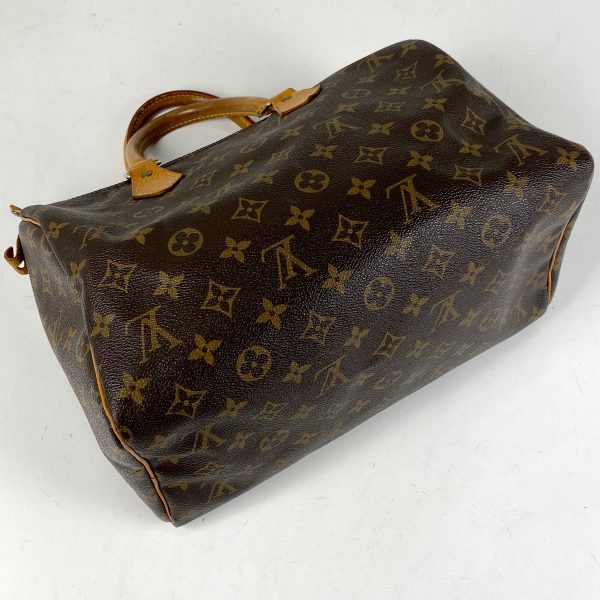 1000065489986 12 Louis Vuitton Speedy 30 Boston Bag Monogram Brown