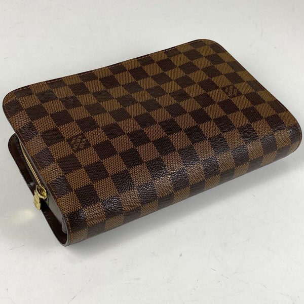 1000065515333 12 Louis Vuitton Saint Louis Clutch Bag Damier Brown