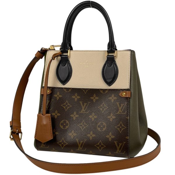 1000065523628 11 Louis Vuitton Fold Tote PM 2WAY Shoulder Bag Monogram Crème