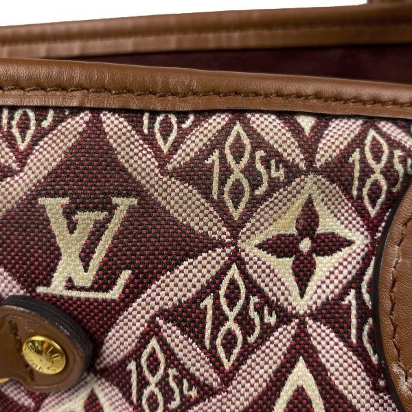 1000065532651 19 Louis Vuitton Neverfull MM SINCE1854 Tote Bag Monogram Jacquard Canvas Bordeaux