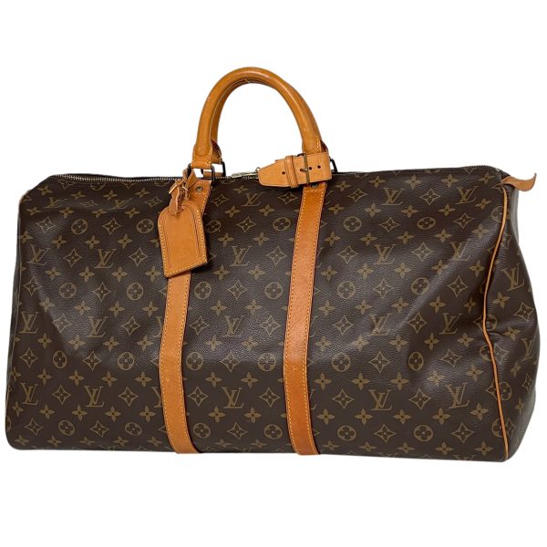 1000065536499 11 Louis Vuitton Keepall 55 Business Boston Bag Monogram Brown