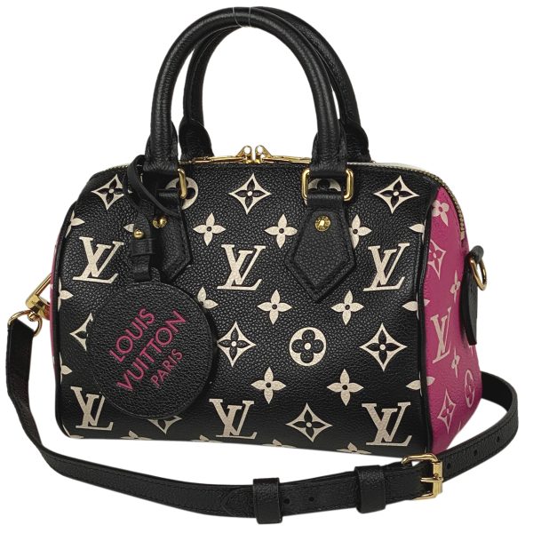 1000065539155 11 Louis Vuitton Speedy Bandouliere 20 Shoulder Bag Monogram Empreinte Black